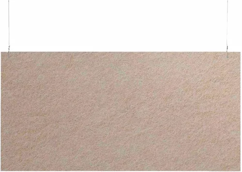 Vista 27 de Versare Baffles acústicos colgantes SoundSorb Material de amortiguación de sonido Colgado de techo Diseño moderno Paneles SoundSorb beige