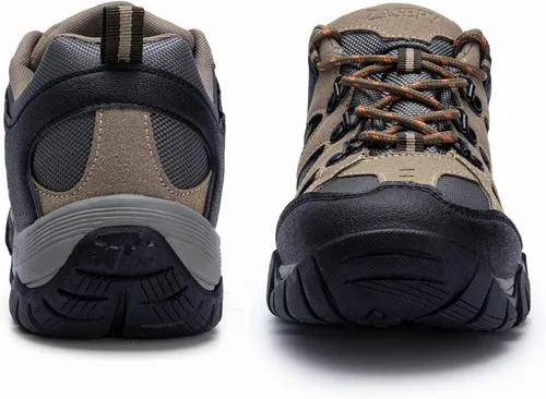 Vista 5 de ZASEPY Men's Hiking Shoes Waterproof Anti Slip Outdoor Boots Low Top Ankle Hiker Trekking Trail Shoe for Men All Weather