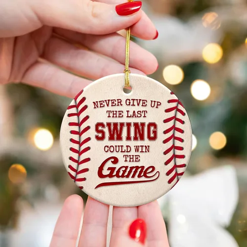 Vista 7 de Adornos de Navidad de béisbol 2025 para jugadores, equipo, amigos, regalos ideales para niños que aman el béisbol, regalos para fanáticos
