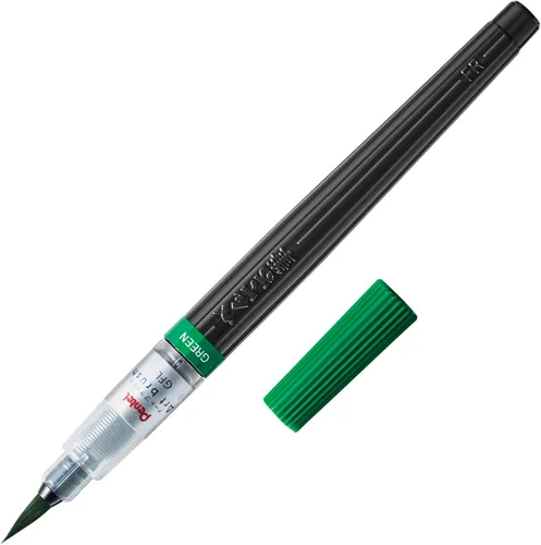 Vista 10 de Pentel Pincel artístico acero azul XGFL-117