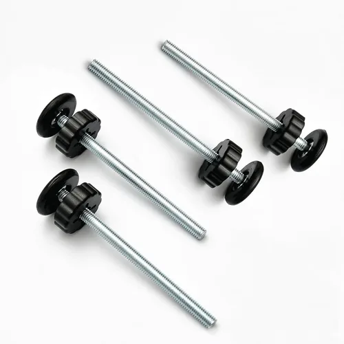 Vista 7 de 4 piezas de repuesto para puerta de bebé, varillas de eje de puerta de bebé de 0.315 in, kit de piezas de hardware para puertas de seguridad
