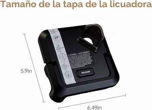 Vista 7 de Reemplazo de la tapa de la licuadora, cubierta superior de jarra de 72 onzas compatible con Ninja