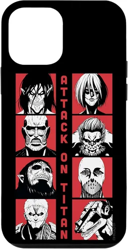 Vista 16 de Attack on Titan Funda Titan Lineup de temporada 4 para iPhone 17