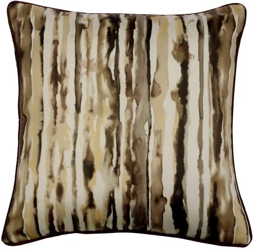 Vista 17 de The HomeCentric Funda de almohada decorativa marrón de 12 x 12 pulgadas, fundas de almohada de piel sintética con textura y almohadas sólidas