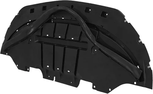 Vista 3 de Evan Fischer Parachoques delantero bajo cubierta protector contra salpicaduras compatible con Ford Mustang 2015-2017 2.3L 3.7L Ford Mustang