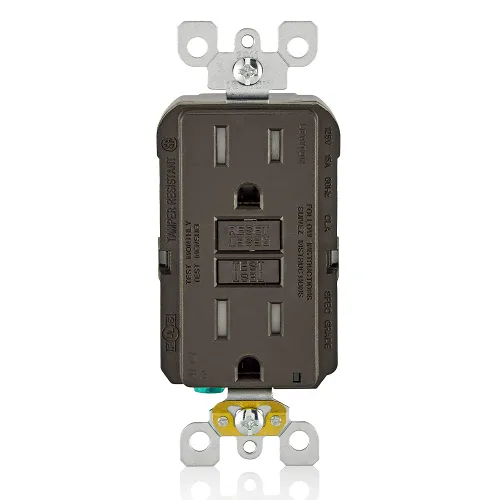 Vista 37 de Leviton SmartlockPro Interruptor con enchufe de doble polo receptáculo, AFTR1-E, 120.0 volts