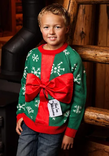 Vista 2 de Fun Costumes Suéter navideño feo para niños
