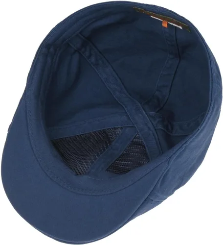 Vista 4 de Stetson Gorra plana de algodón Texas con protección UV 40+ color sólido pico Ivy Cap Hombres Primavera Verano Azul
