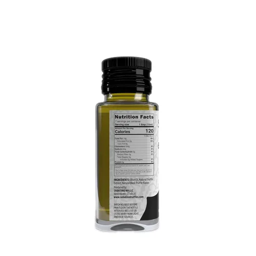 Vista 4 de Sabatino Tartufi Aceite de oliva infundido, trufa negra, 3.4 onzas