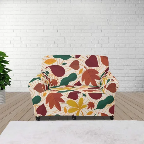Vista 78 de Funda de sofá con diseño de árbol de bandera estadounidense para sofás y sofás, decoración navideña, funda antideslizante para sofá de 1 cojín
