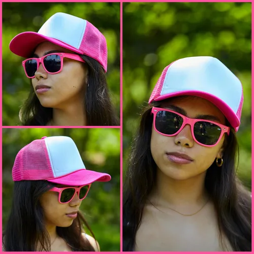 Vista 135 de Funky Junque Gorra de béisbol de béisbol en blanco para hombre y mujer