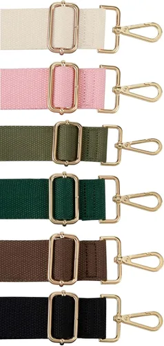 Vista 6 de Allzedream - Correas de bolso de reemplazo, bolsos de lona anchos de cuero ajustables