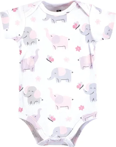 Vista 155 de Hudson Baby baby-girls Cotton Bodysuits 3-pack