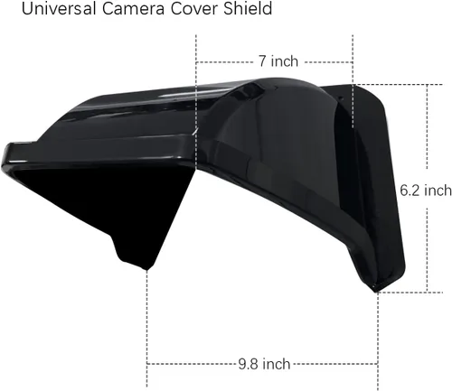 Vista 8 de Escudo universal de la cubierta de la lluvia del sol de la cámara de seguridad, escudo de la cámara Surveillance Camera Cover, Outdoor Security
