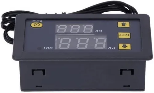 Vista 4 de W3230 Módulo controlador de temperatura LED digital Interruptor de termostato digital con sonda impermeable (12V 10A 120W) -67.0 °F-248.0 °F Salida