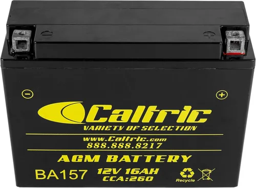 Vista 4 de Caltric Agm - Batería compatible con Yamaha Mountain Max 600 700 Mm600 Mm700 1997 1998 1999 2000