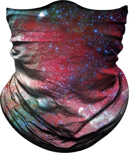 Vista 25 de Obacle Bandana sin costuras, máscara facial rave, para mujeres y hombres, para protección contra el polvo, el viento y el sol