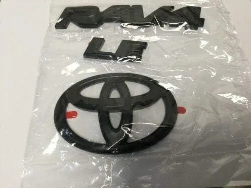 Vista 2 de Genuino Toyota RAV4 LE Emblema Negro Oscuro Superpuesto PT948-42194-02