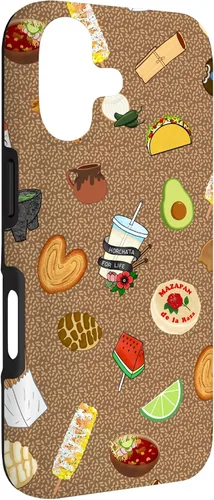 Vista 3 de Brown Antojitos Mexican Food Latino Tacos Pan Dulce - Carcasa para iPhone 17