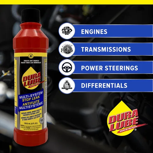 Vista 7 de DURA LUBE Múltiples sistemas de parada de fugas, transmisión, motor, dirección asistida para prevenir o arreglar, 8 onzas