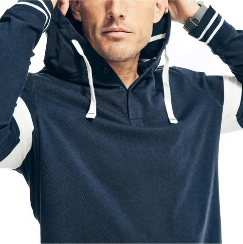 Vista 4 de Nautica Sudadera con capucha de rugby para hombre