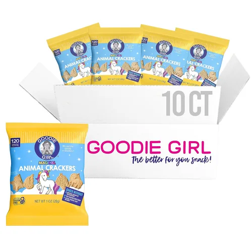 Vista 8 de Goodie Girl - Mini galletas de azúcar morena, galletas sin gluten para niños, paquetes de 100 calorías, sin maní, envueltas individualmente