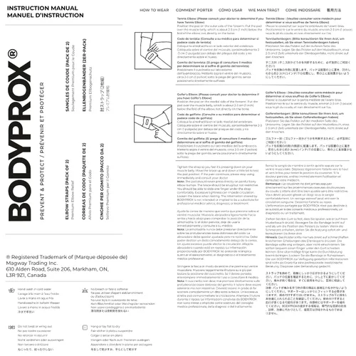 Vista 7 de Bodyprox Coderas para aliviar el dolor de codo de tenis y golfista