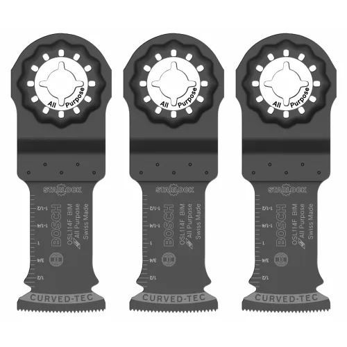 Vista 17 de Bosch OSL034F Starlock cuchilla bimetálica para corte profundo