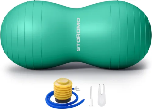 Vista 11 de pelota con forma de cacahuate, no se rompe, asiento activo para niños, para trabajo de parto, terapia, niños con TDAH – Bola de parto ecológica