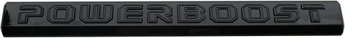 Vista 4 de 2 unidades de placa de identificación con emblema POWERBOOST para puerta izquierda, calcomanía de repuesto para F-150 2019-2023 (negro)