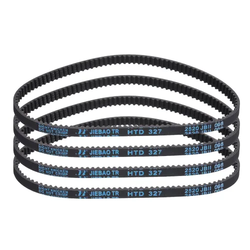 Vista 97 de uxcell 4 piezas HTD-3M Correa de Distribución de Goma 48 Dientes, Longitud de Paso 144mm x Ancho 6mm x Altura 2.4mm, Correa de Polea de Distribución