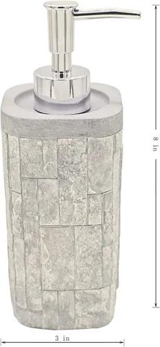 Vista 67 de Marina Decoration Juego de accesorios de baño de 4 piezas de decoración moderna de lujo, incluye dispensador de loción de jabón líquido para baño