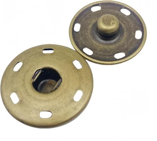 Vista 8 de 5 pares de botones de cobre para coser, camisas, botones de cobre para bricolaje, accesorios para bricolaje (negro, 0.394 pulgadas)