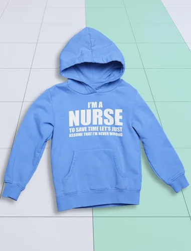 Vista 4 de Sudadera con capucha para enfermera para mujer regalos divertidos para enfermeras escuela de enfermería sudadera con capucha