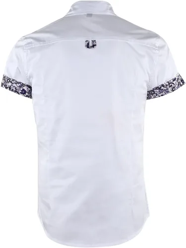 Vista 2 de Jandukar Short Sleeve Dress Shirts for Men Collard Button Up Shirts