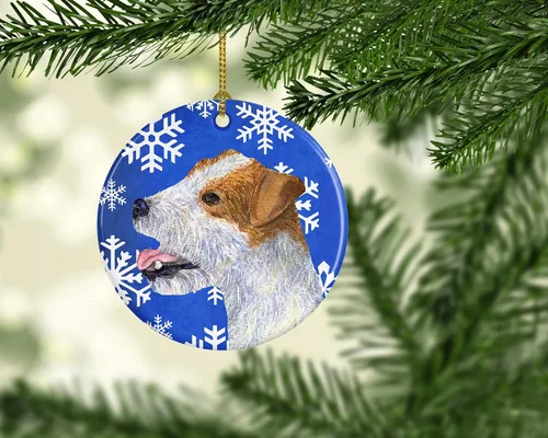 Vista 38 de Caroline's Treasures Cavalier Spaniel - Adorno de cerámica para colgar en el árbol de Navidad, para el hogar, Navidad, fiestas, regalo, 3 pulgadas