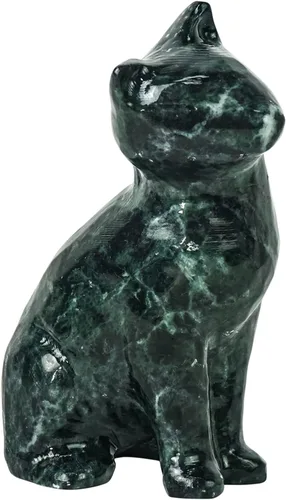 Vista 8 de DreamsEden Figuras de pájaros para decoración del hogar, 1 pieza hecha en piedra, estatua de pájaro grande, escultura decorativa para estante, mesa