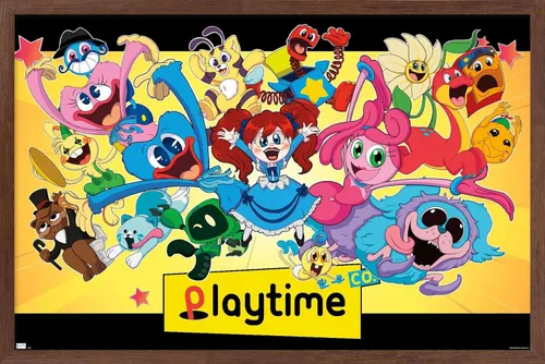 Vista 10 de Trends International Poppy Playtime - Póster de pared grupal, 14.72 x 22.37 pulgadas, versión enmarcada de madera de granero