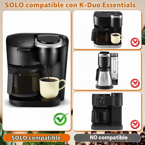Vista 3 de Cesta de café de repuesto para cafeteras K-Duo Essentials solamente