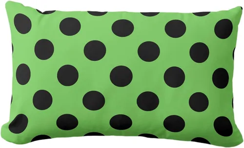 Vista 44 de Fundas de almohada de lunares negros sobre beige de 16 x 16 pulgadas, fundas de almohada decorativas rústicas y cuadradas para decoración del sofá