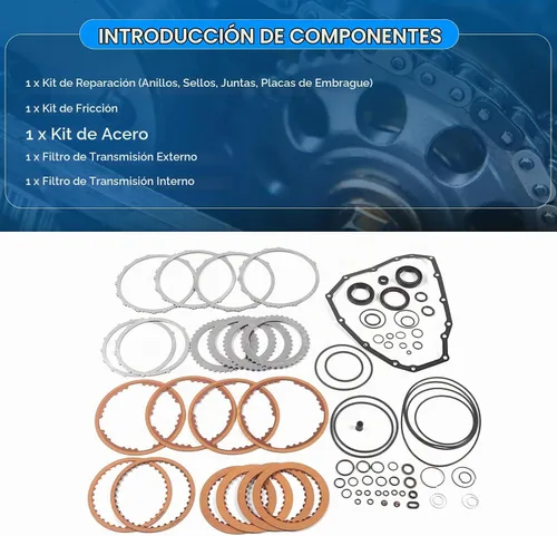 Vista 5 de JF015E CVT Kit de reconstrucción maestro de transmisión para modelos Suzuki