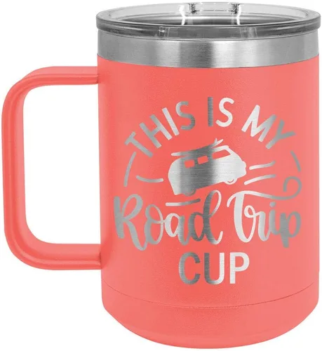 Vista 13 de Taza de café con tapa superior deslizante, con aislamiento para viaje, ideal para cumpleaños, Navidad, regalo de cumpleaños o mujeres o hombres