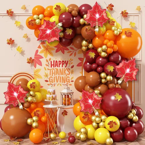 Vista 16 de Kit de arco de guirnalda de globos de Halloween, 116 piezas de arco de globos naranja y negro blanco, globos de papel de aluminio con estrella