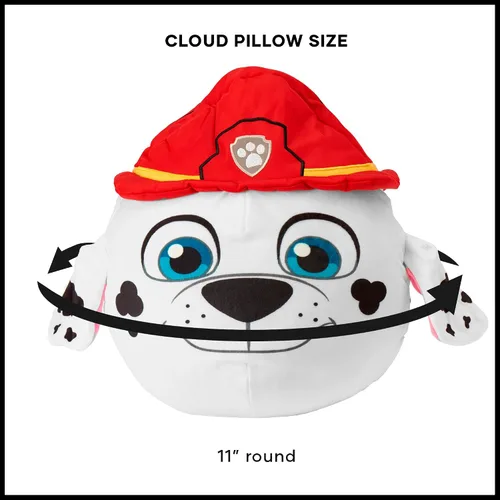 Vista 6 de Northwest Paw Patrol, Marshall - Almohada ultra elástica 3D de nube, 11 pulgadas, 1 unidad (paquete de 1)