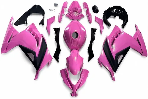 Vista 14 de US STOCK Pink Gray Chameleon Fairing Fit for Kawasaki Ninja 2013-2017 EX300 020 Pink Gray Chameleon