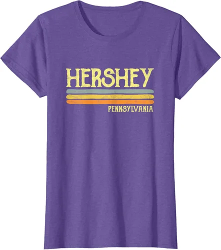 Vista 25 de Camiseta vintage de regalo de recuerdo de Hershey Pennsylvania PA, Negro, S