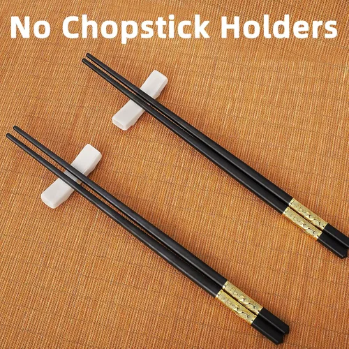 Vista 7 de Youda Palillos de metal reutilizables chinos, estilo japonés, palillos de dragón, juego de regalo chino, juego de chuletas de fibra de vidrio, apto