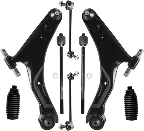 Vista 202 de Detroit Axle - Kit de suspensión frontal de 8 piezas para Chevy Silverado