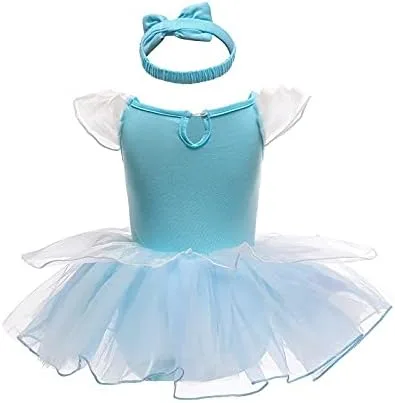 Vista 2 de Szytypyl Disfraz de princesa para bebé overol con diadema