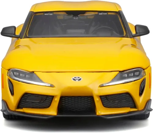 Vista 6 de Maisto 1:24 Línea de montaje 2022 Toyota Supra GR, Amarillo Metálico